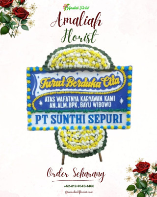 Papan Bunga Duka di Palihan